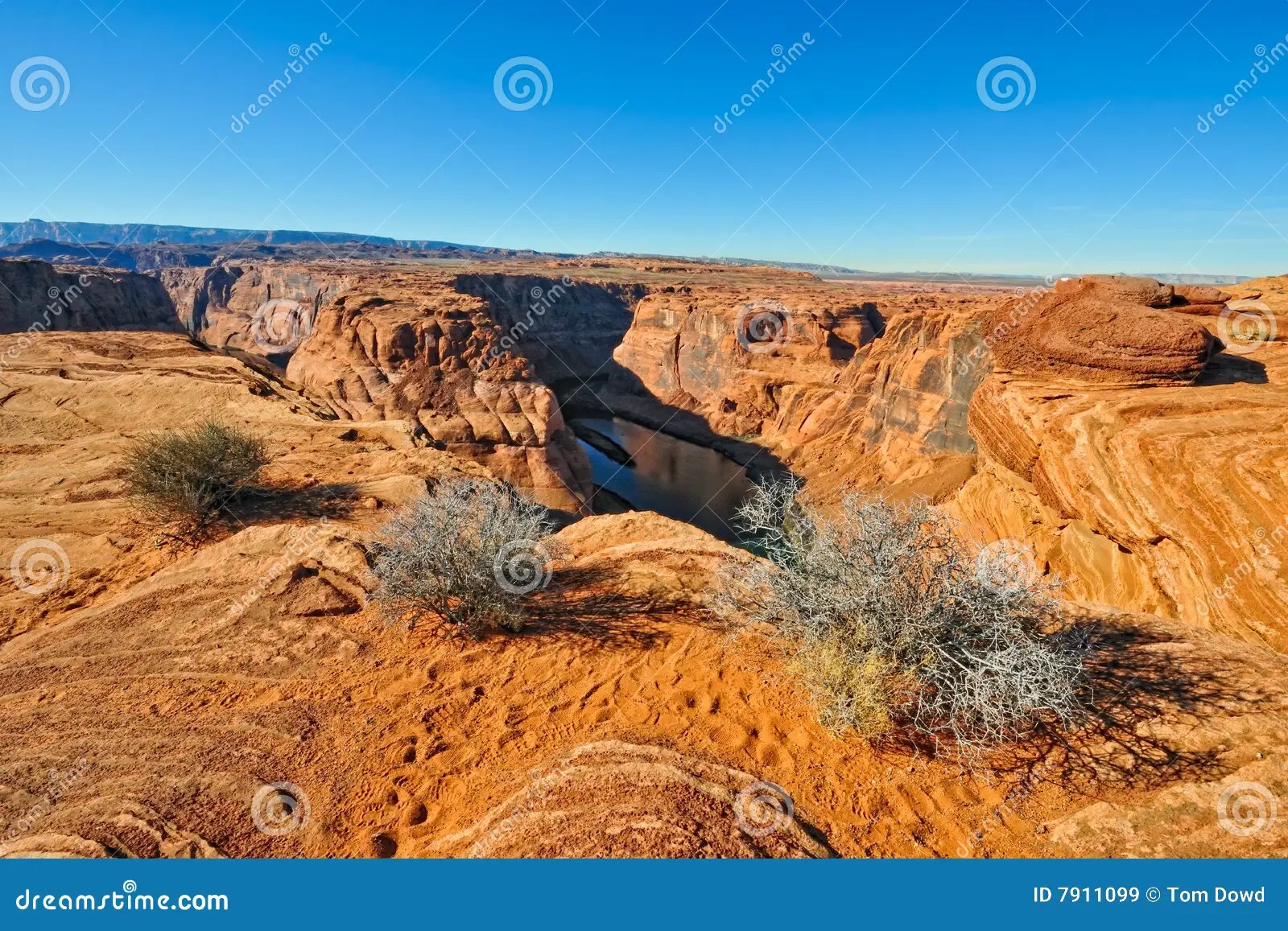 Horseshoe Bend viewpoint stock image. Image of outside 7911099