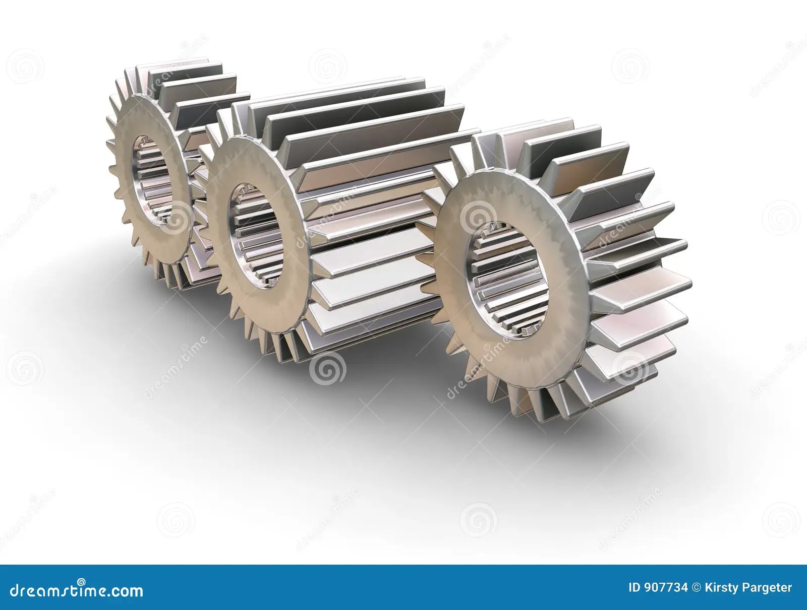 Interlocking Gears Stock Images Image 907734