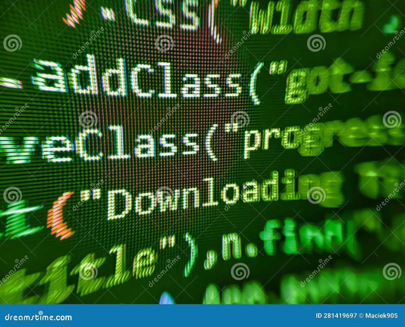 Javascript Functions, Variables, Objects. Colorful Code Background