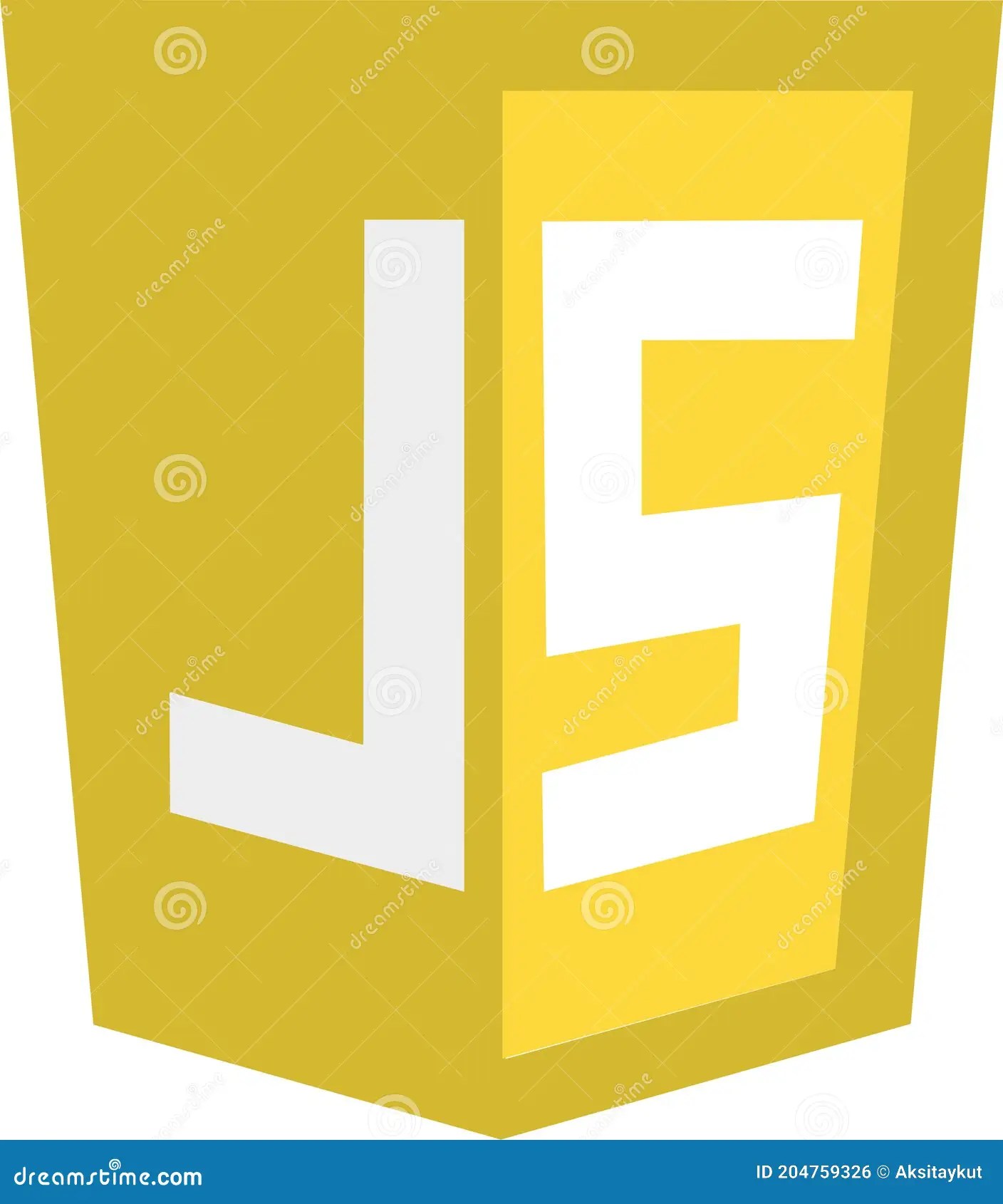 Javascript icon logo editorial photo. Illustration of typing 204759326