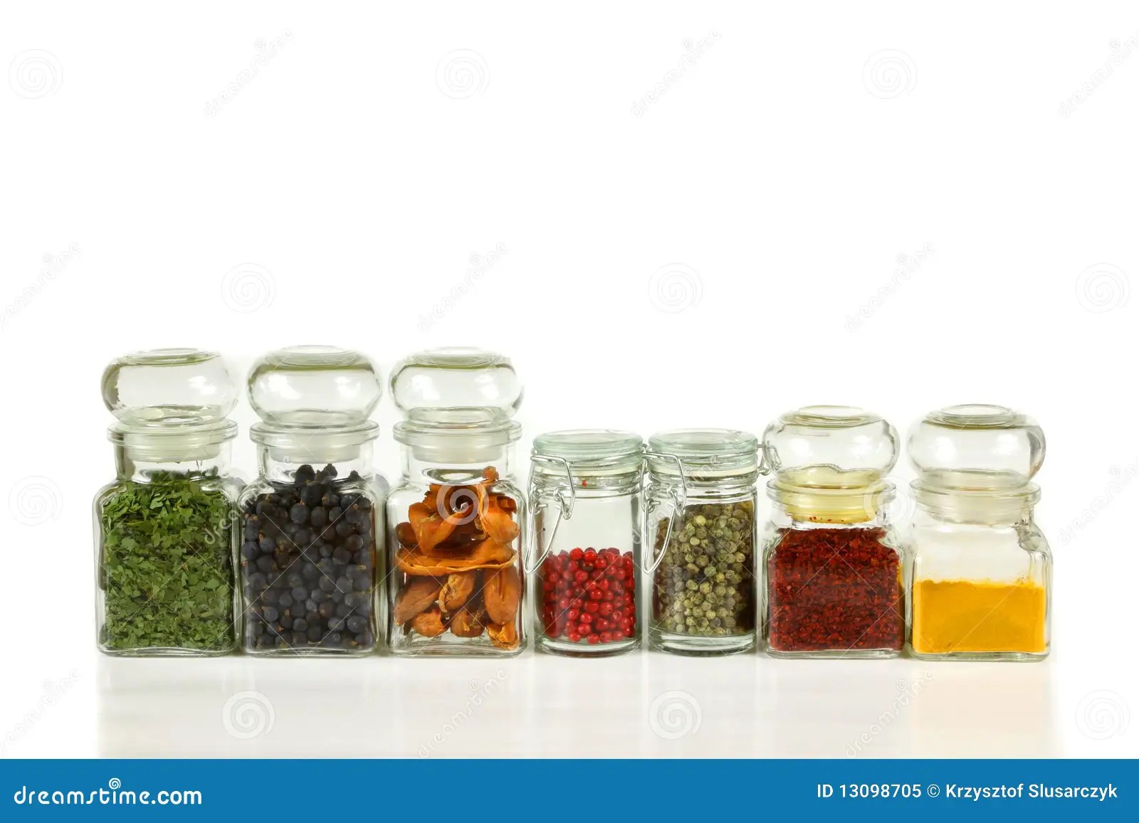 Kitchen jars stock image. Image of food, colors, cuisine 13098705