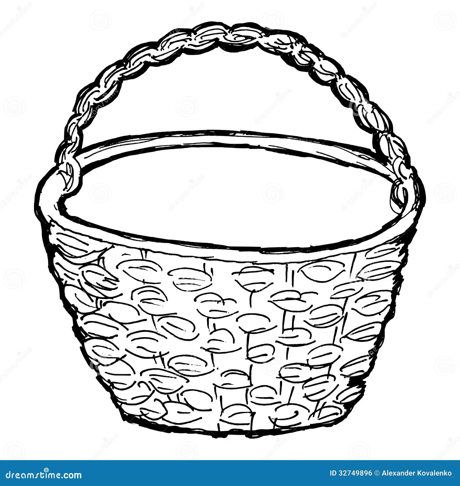Korb vektor abbildung. Illustration von haushalt, abbildung 32749896