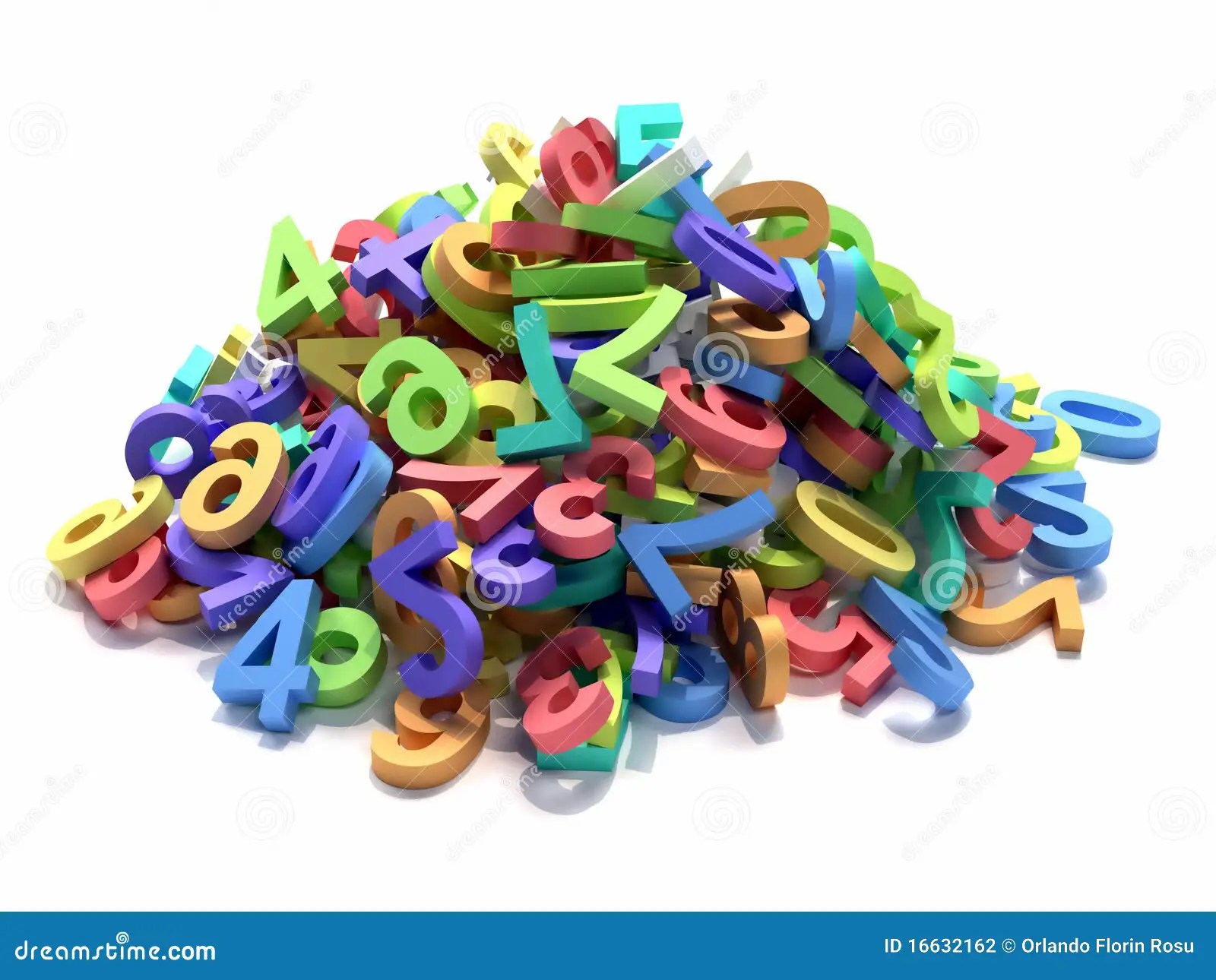 Lot numbers stock illustration. Illustration of mathematics 16632162