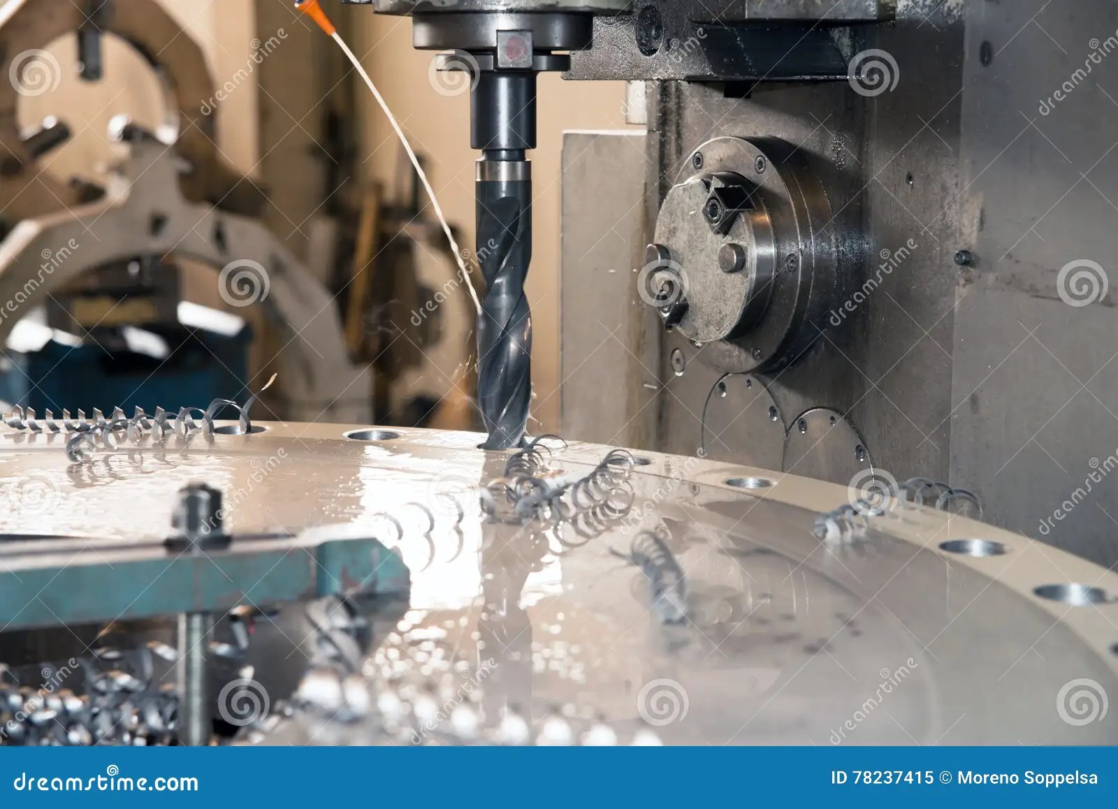 Machine Tools with Computer Numerical Control (CNC) Stock Image Image
