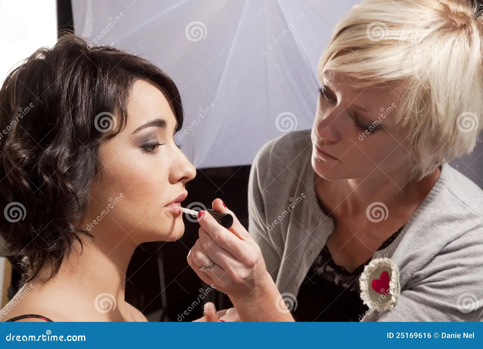 Makeup Session stock photo. Image of young, looking 25169616