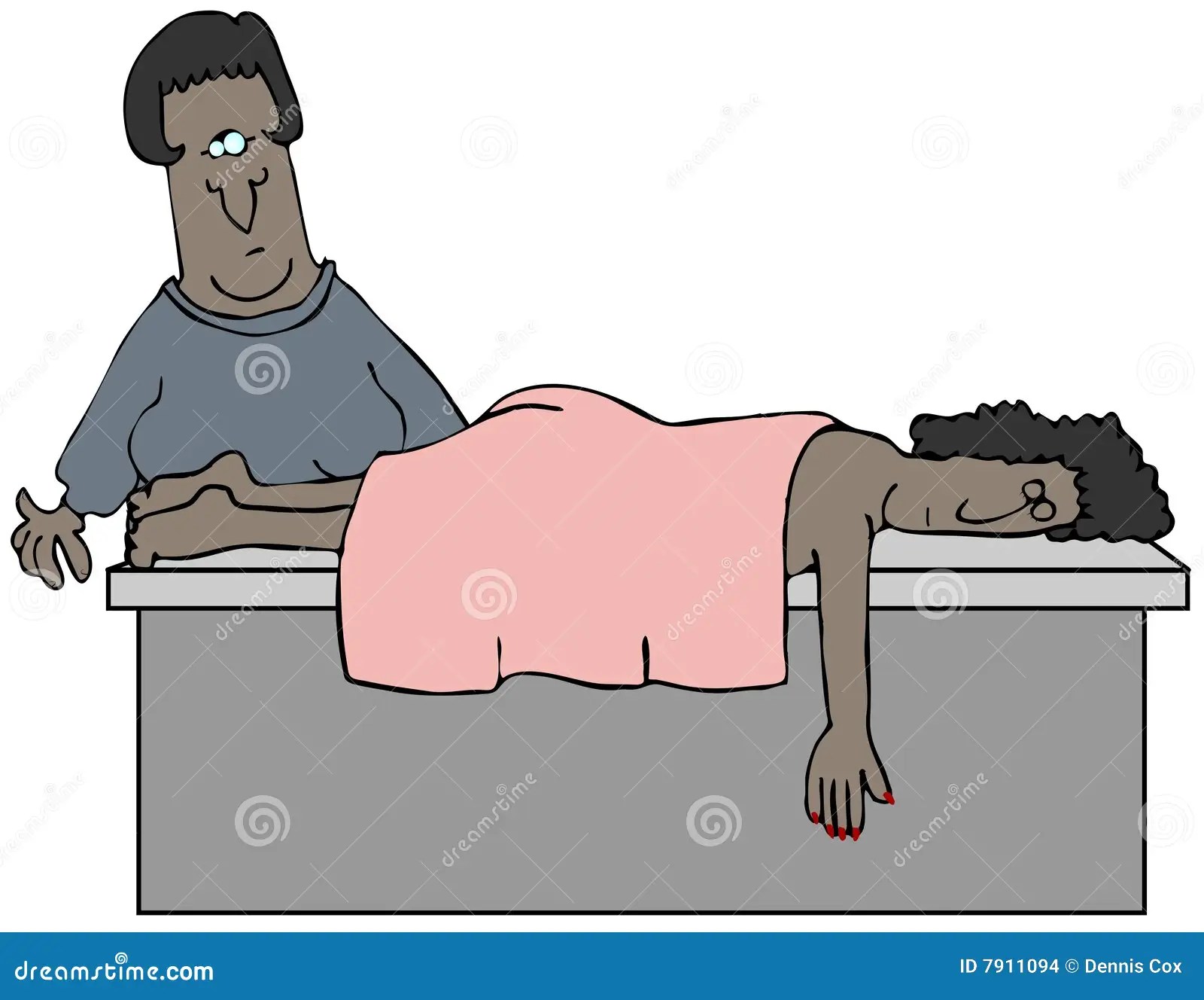 Masseuse stock illustration. Illustration of lady, negro 7911094