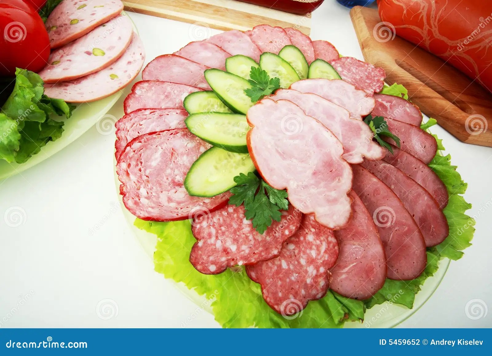 Meat and bread stock photo. Image of pork, cured, delicacy 5459652