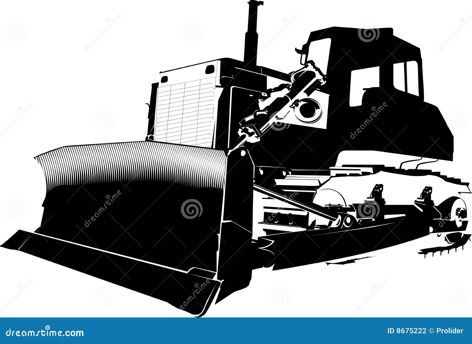 Mechanical digger stock illustration. Illustration of