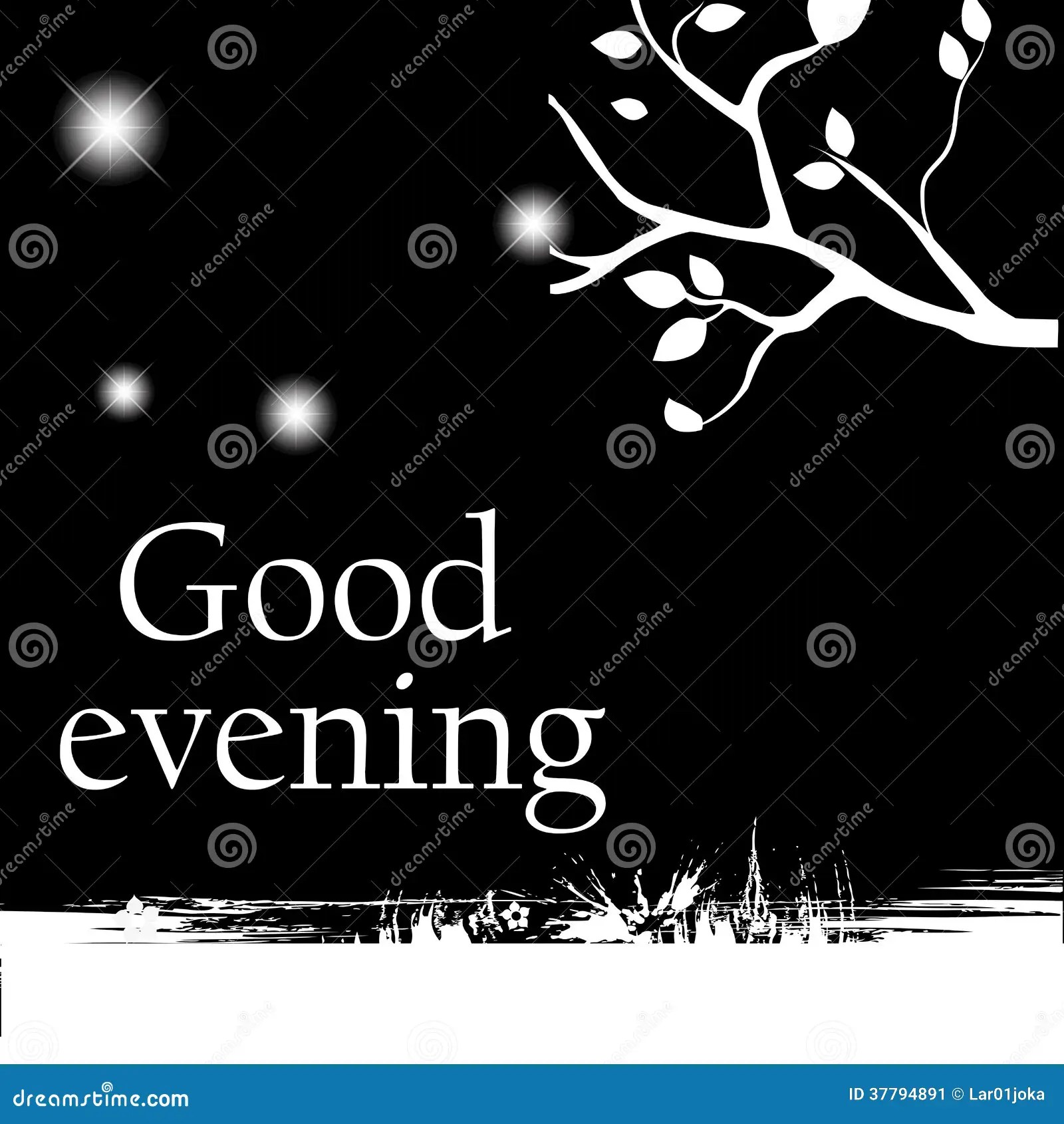 Clipart Good Evening
