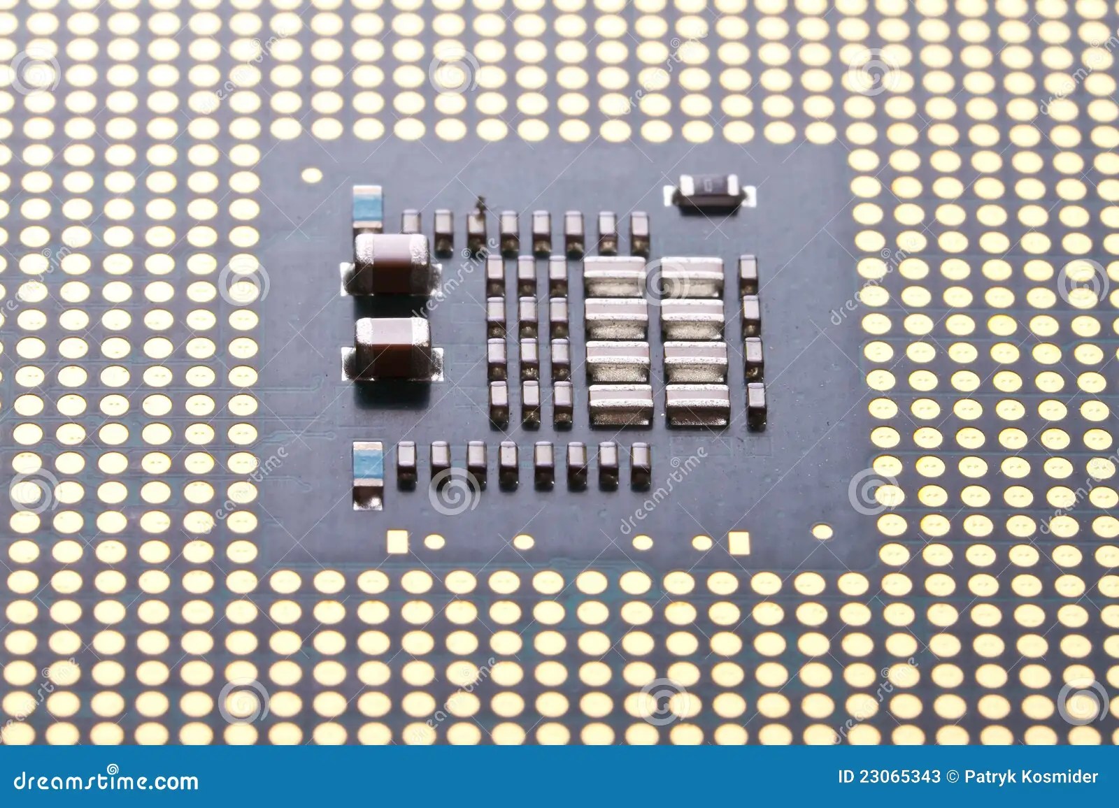 Micro processor close up stock image. Image of hardware 23065343