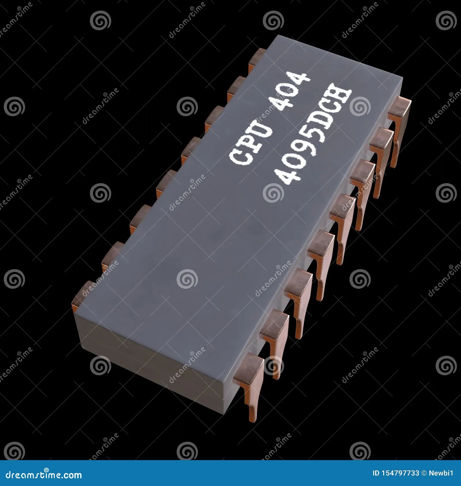 Microchip Quantum Processor Stock Illustration Illustration of icon