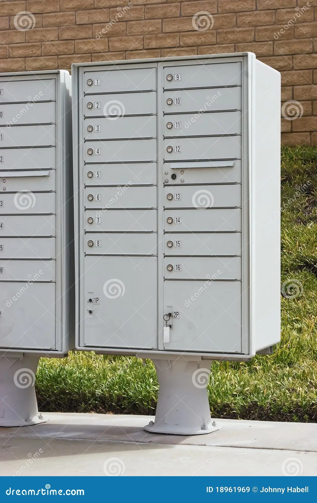 Multiple Mailboxes stock image. Image of arrangement 18961969