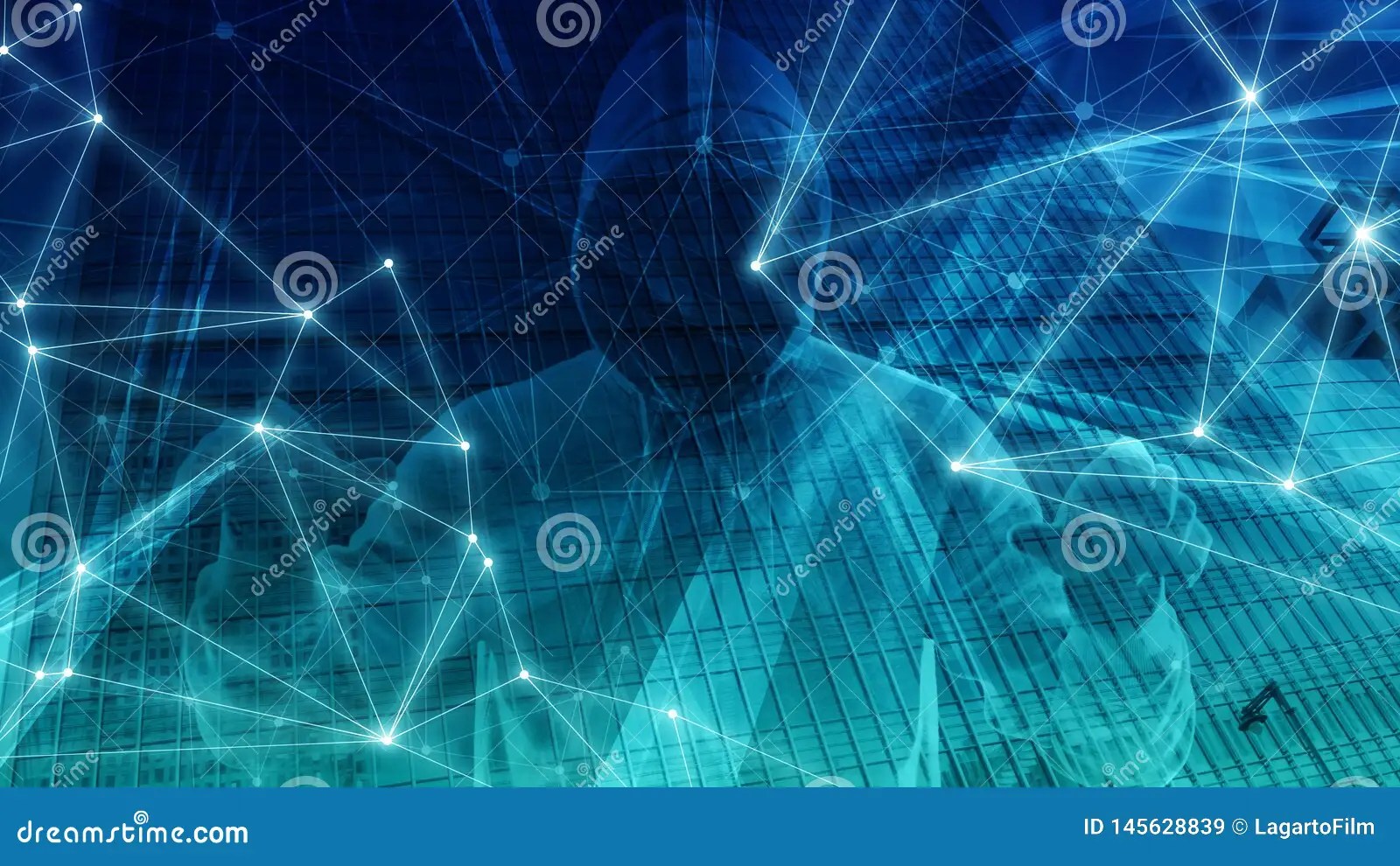 New Technology Processing Algorithm Digital Tech Conception, Computer