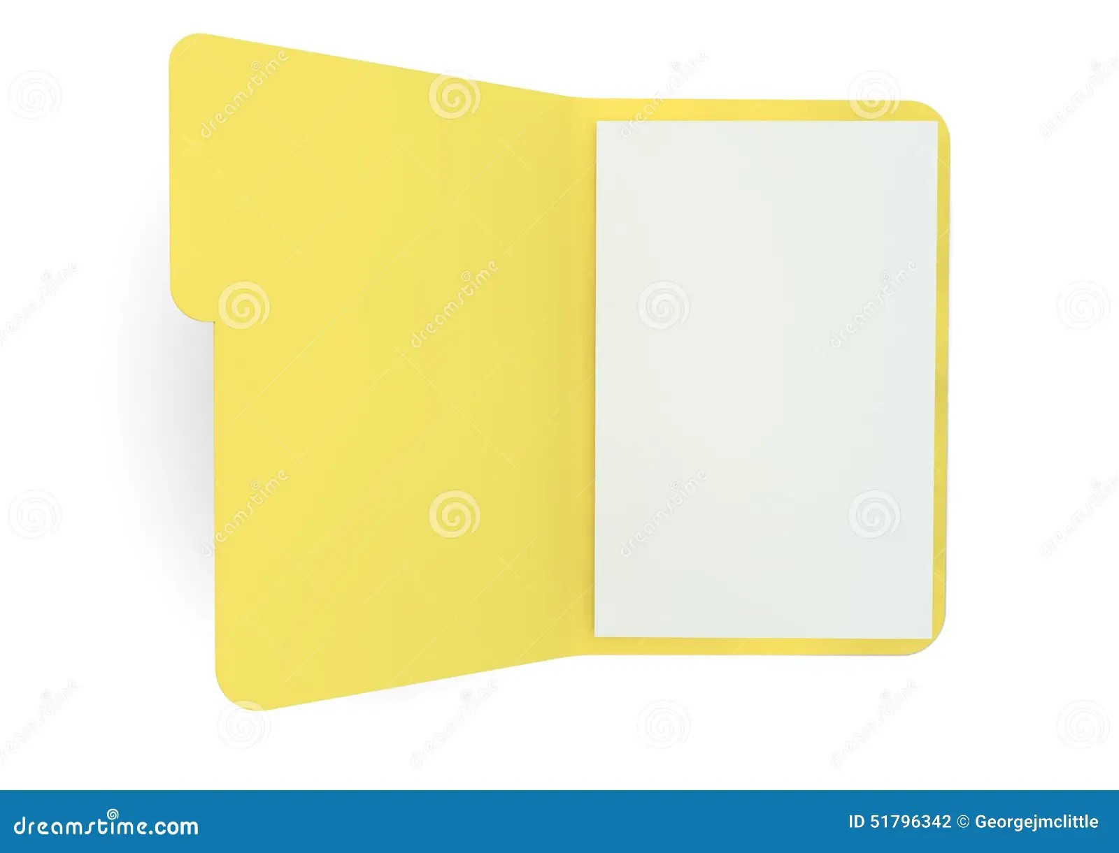 Open folder stock illustration. Illustration of portfolio 51796342