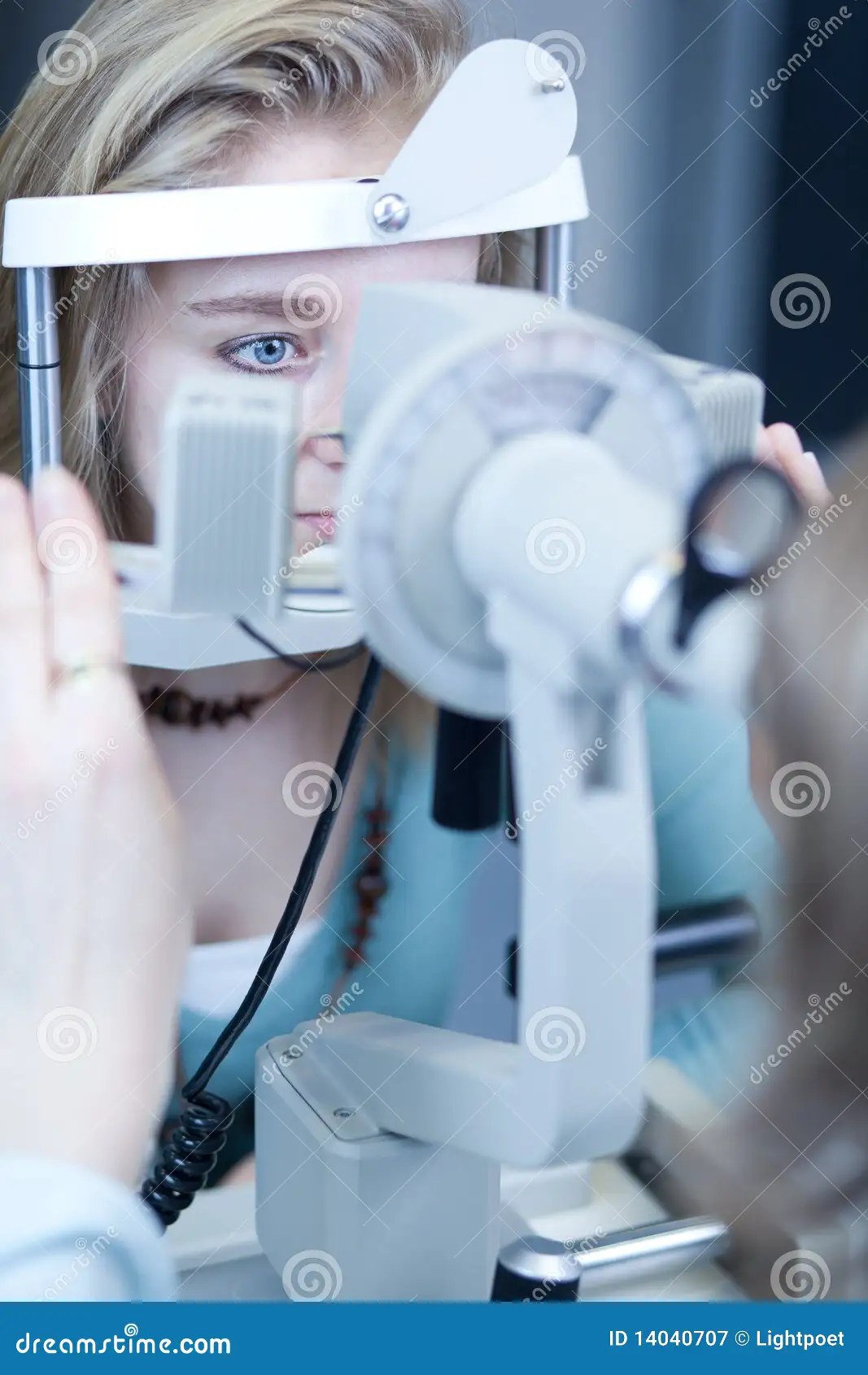 Optometry Concept. Test Glasses Phoropter With Lens Set For Eye Sight