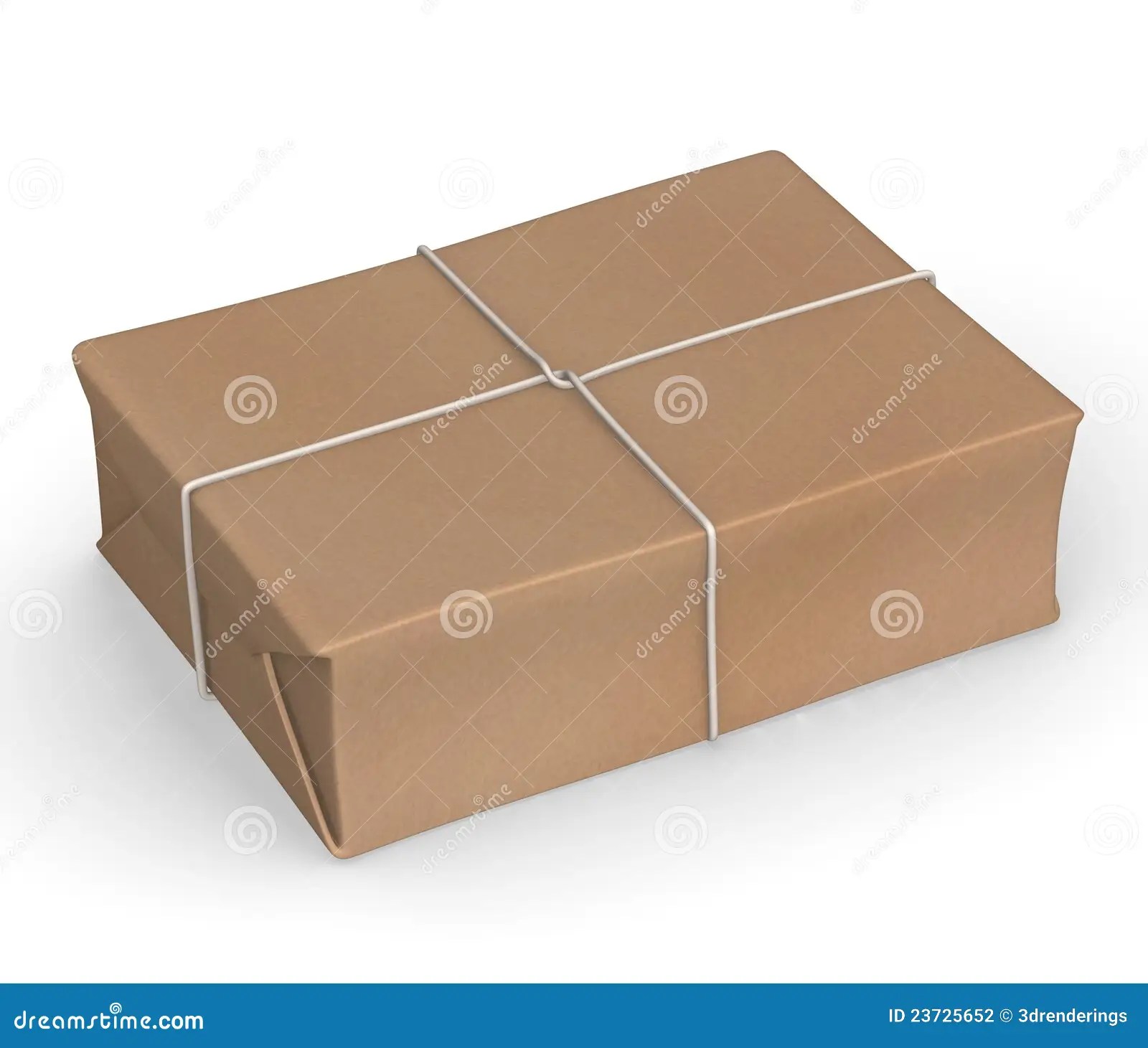 Package with white string stock illustration. Illustration of package