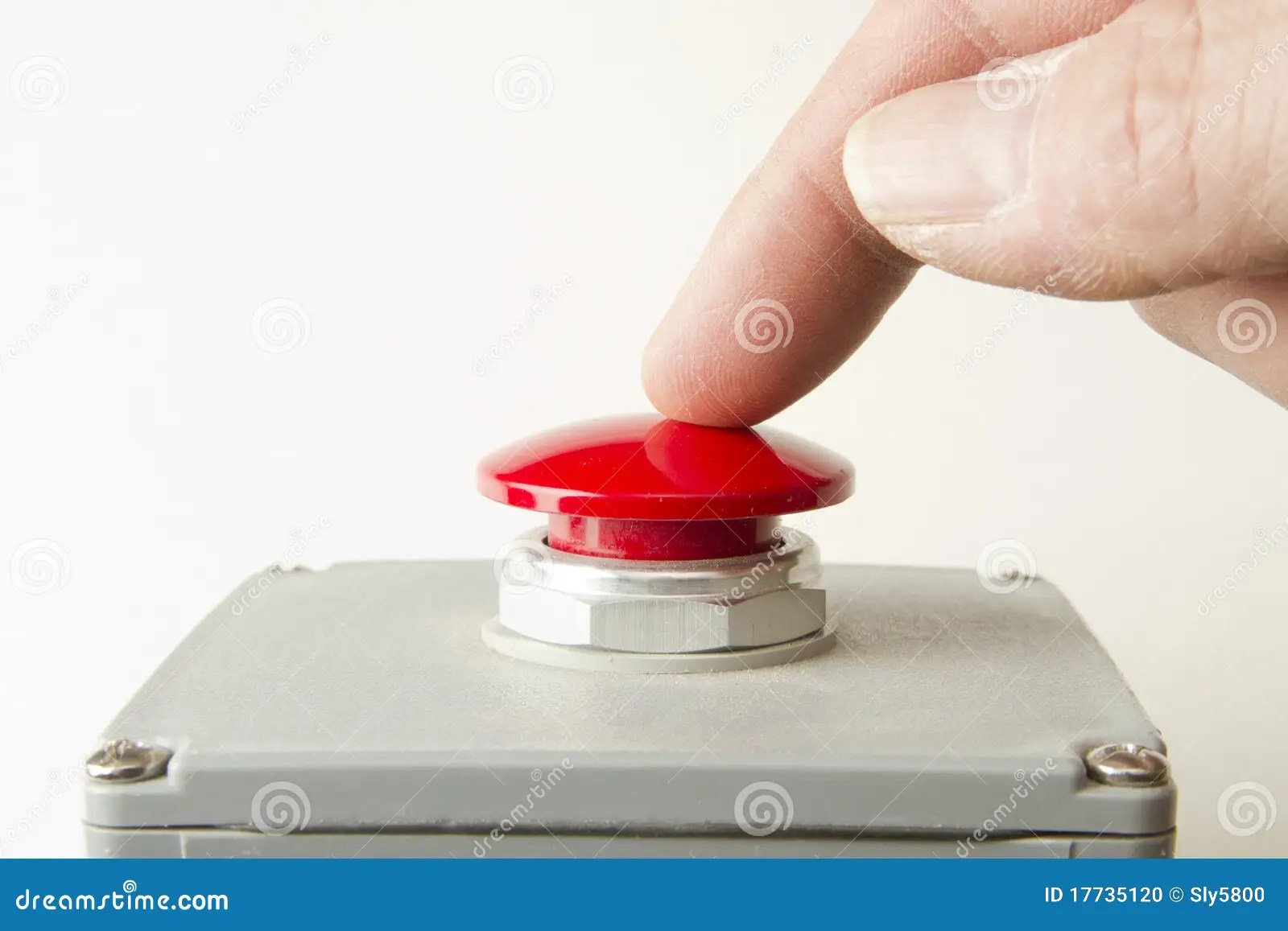 Panic button stock photo. Image of shut, electric, switch 17735120