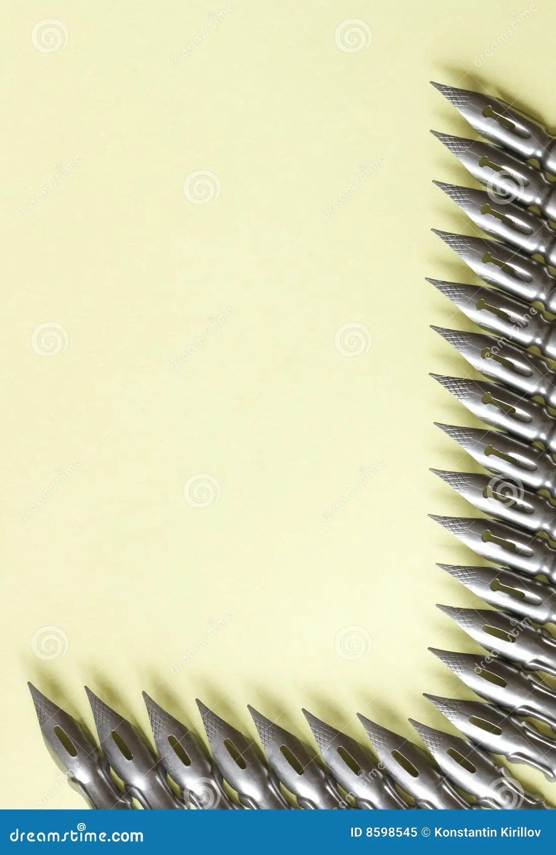 Pen border stock image. Image of message, news, paper 8598545