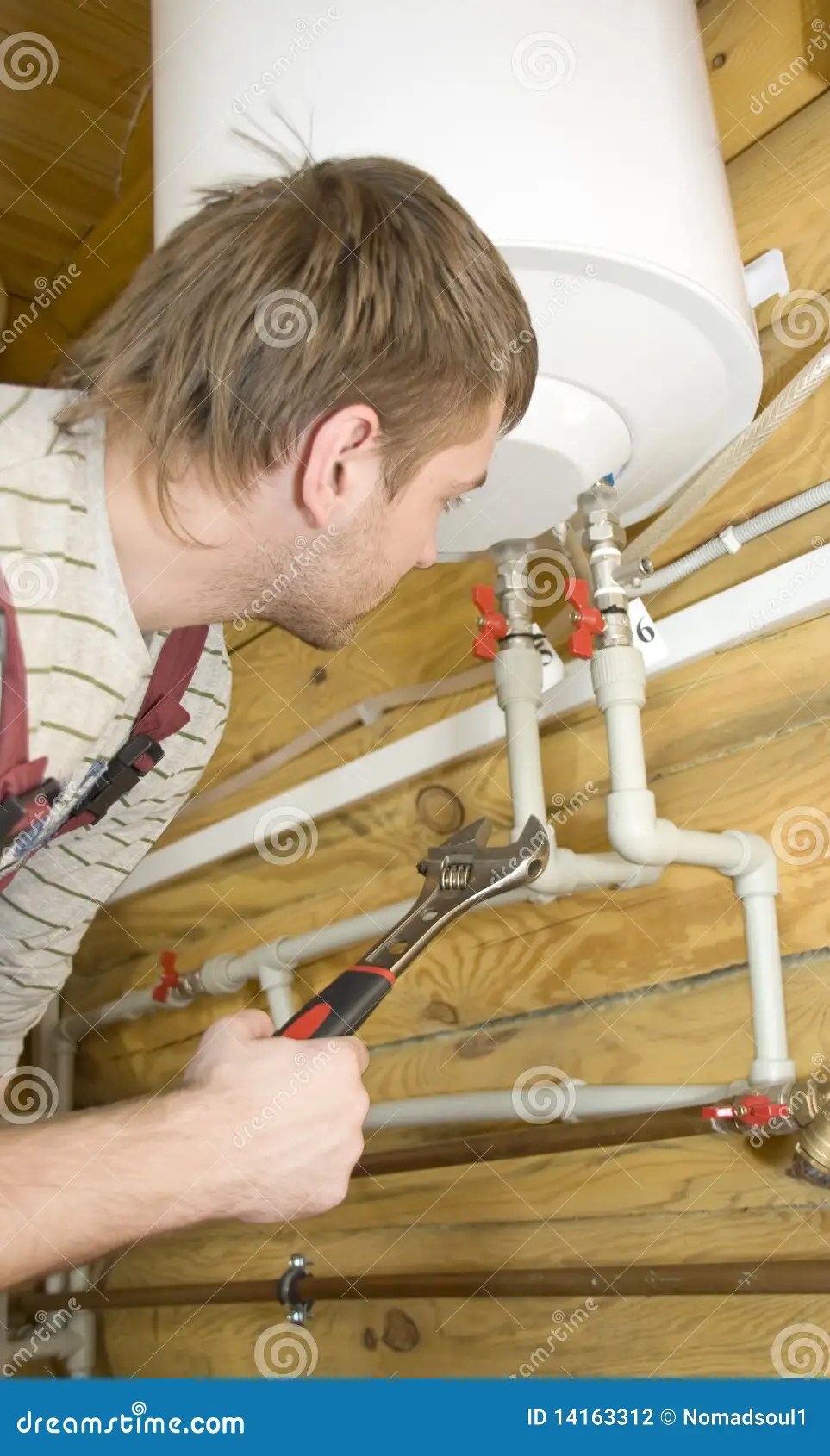 Plumber At Work Stock Photography Image 14163312
