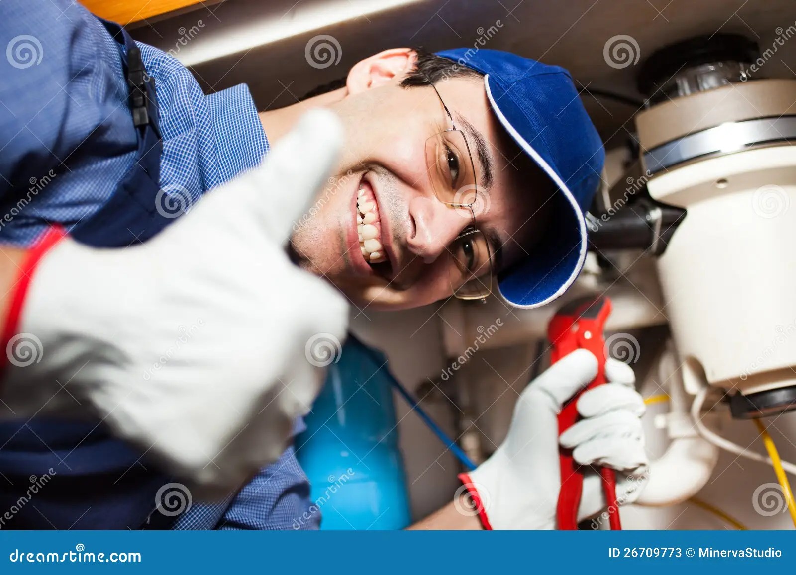 Plumber At Work Stock Photos Image 26709773
