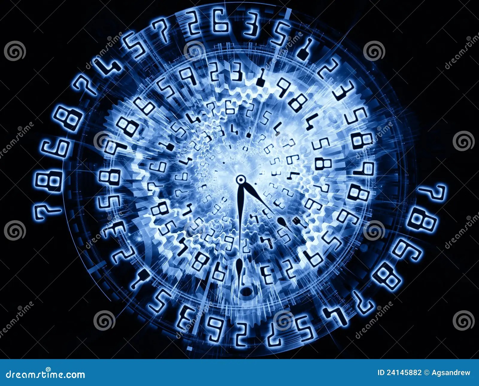 Processing of time stock photo. Image of abstract, metaphor 24145882