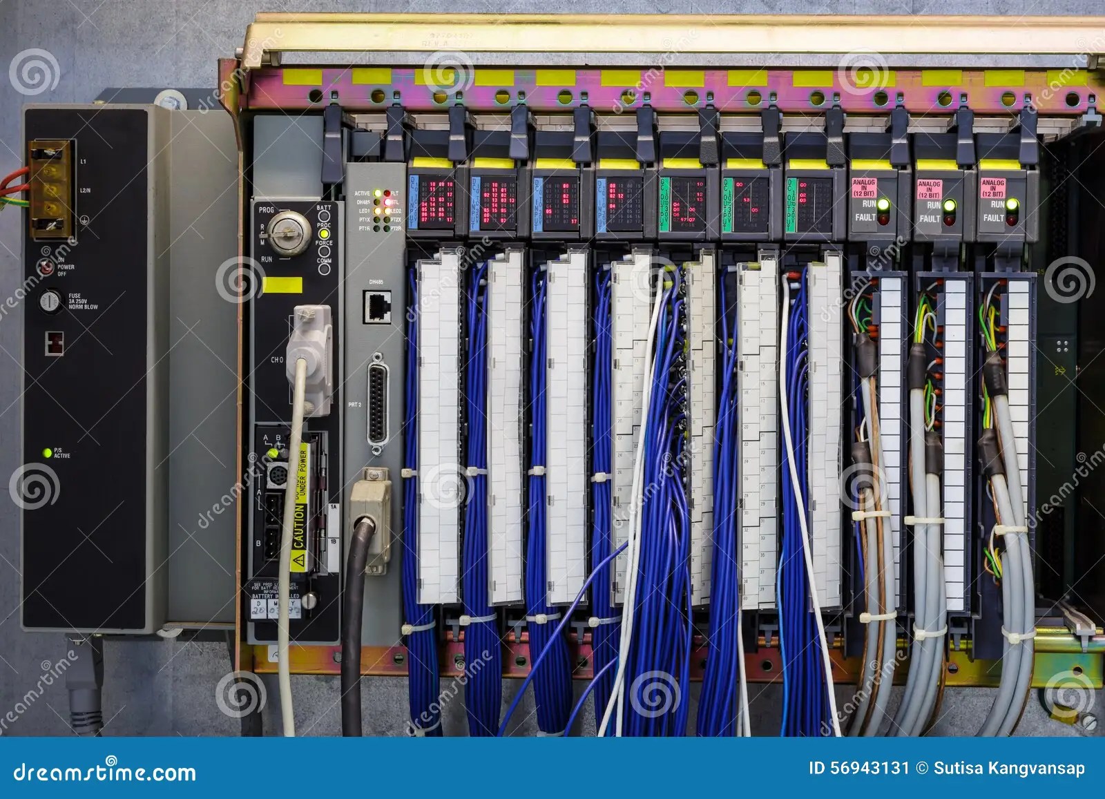 Programmable Logic Controller in Industry Stock Image Image of