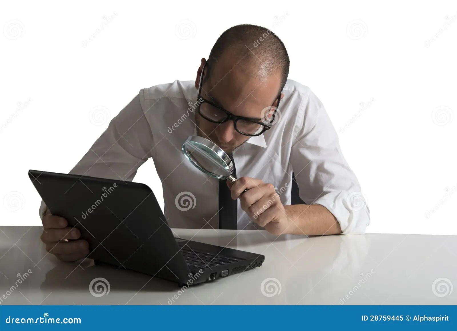 Programmatore immagine stock. Immagine di magnifier