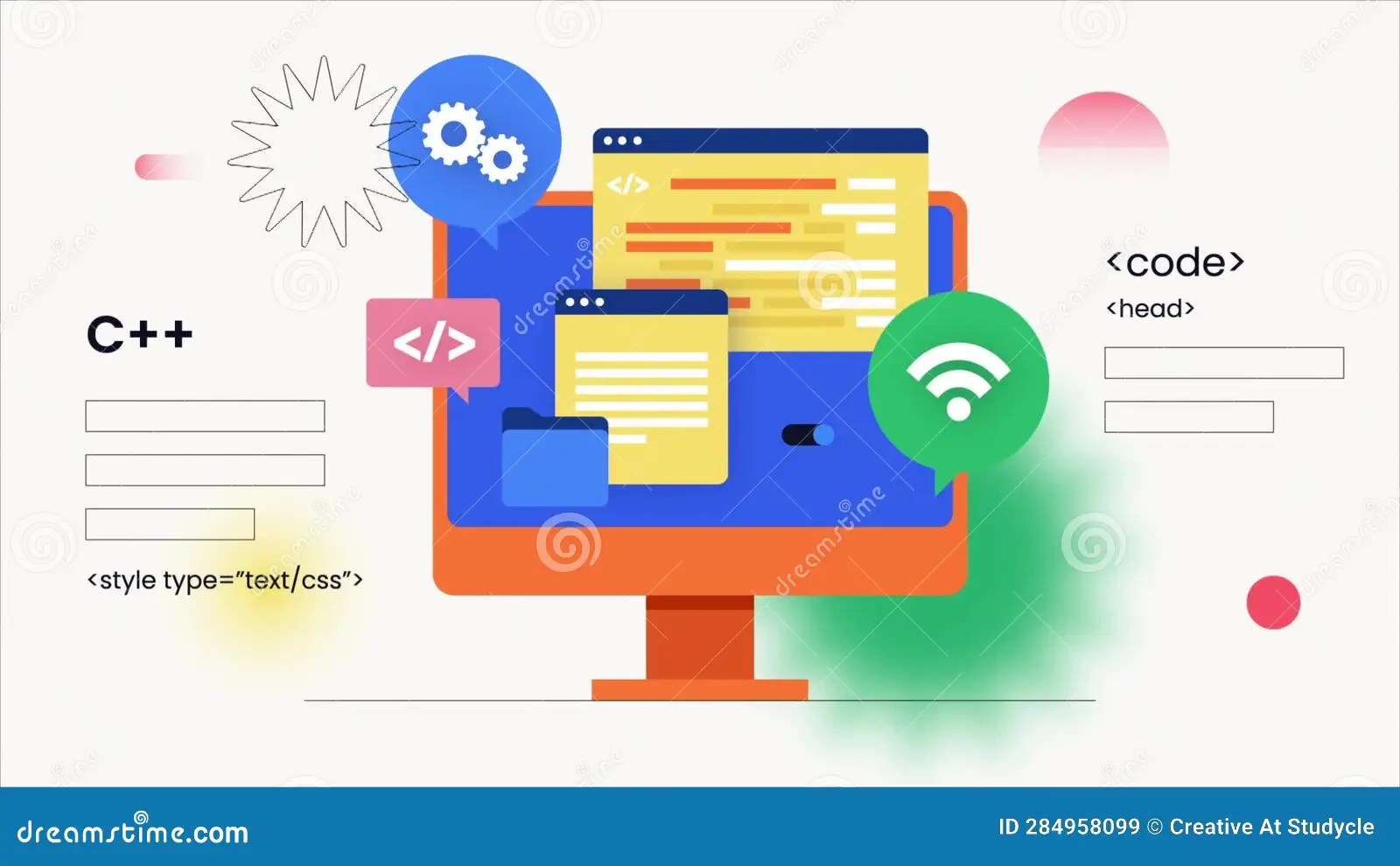 Programming Animation, Computer Animation, Coding Animation Stock Video