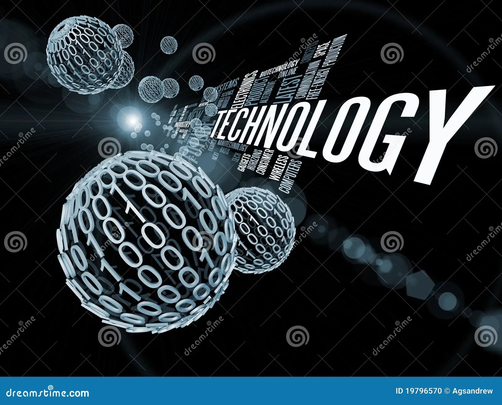 Progress Of Technology Stock Photo Image 19796570