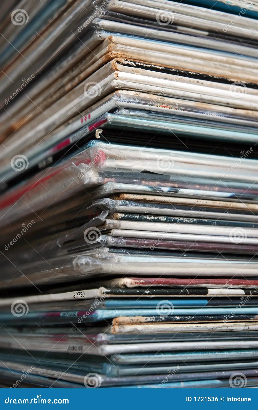 Record Stack stock photo. Image of audio, rubbish, tower 1721536