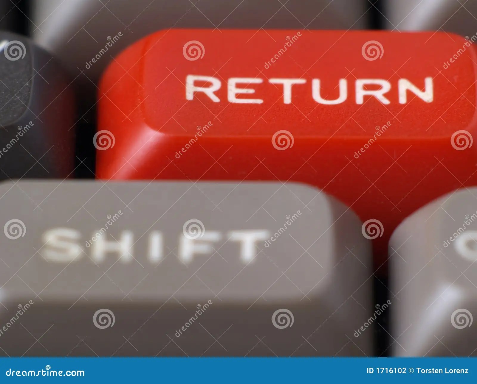 Return stock photo. Image of technology, computer, return 1716102