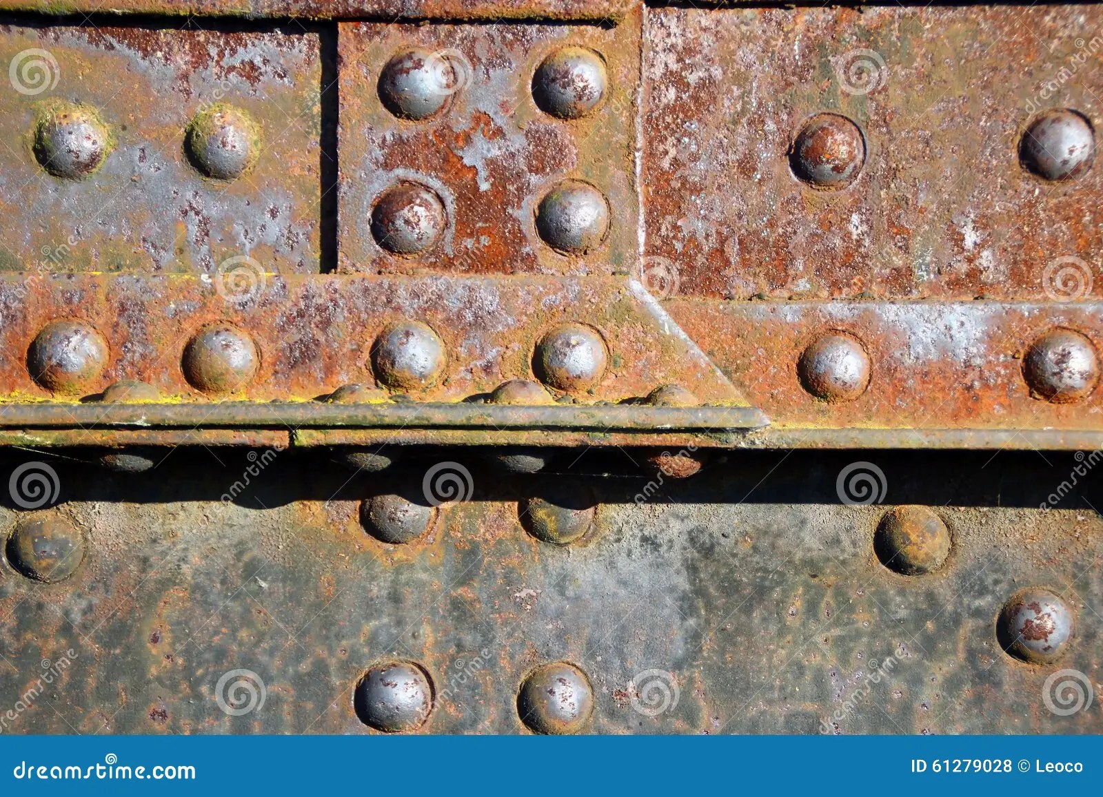 Rivets stock photo. Image of fixation, round, metal, line 61279028