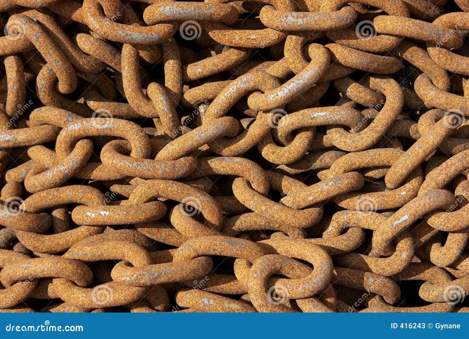 Rusting Chains RoyaltyFree Stock Photography 416243