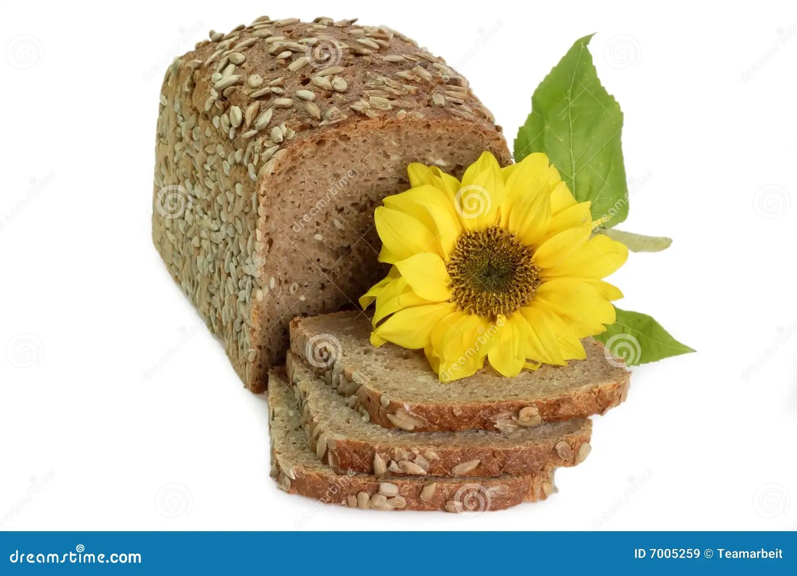 Rye Bread with Sunflower stock image. Image of seeds, grain 7005259