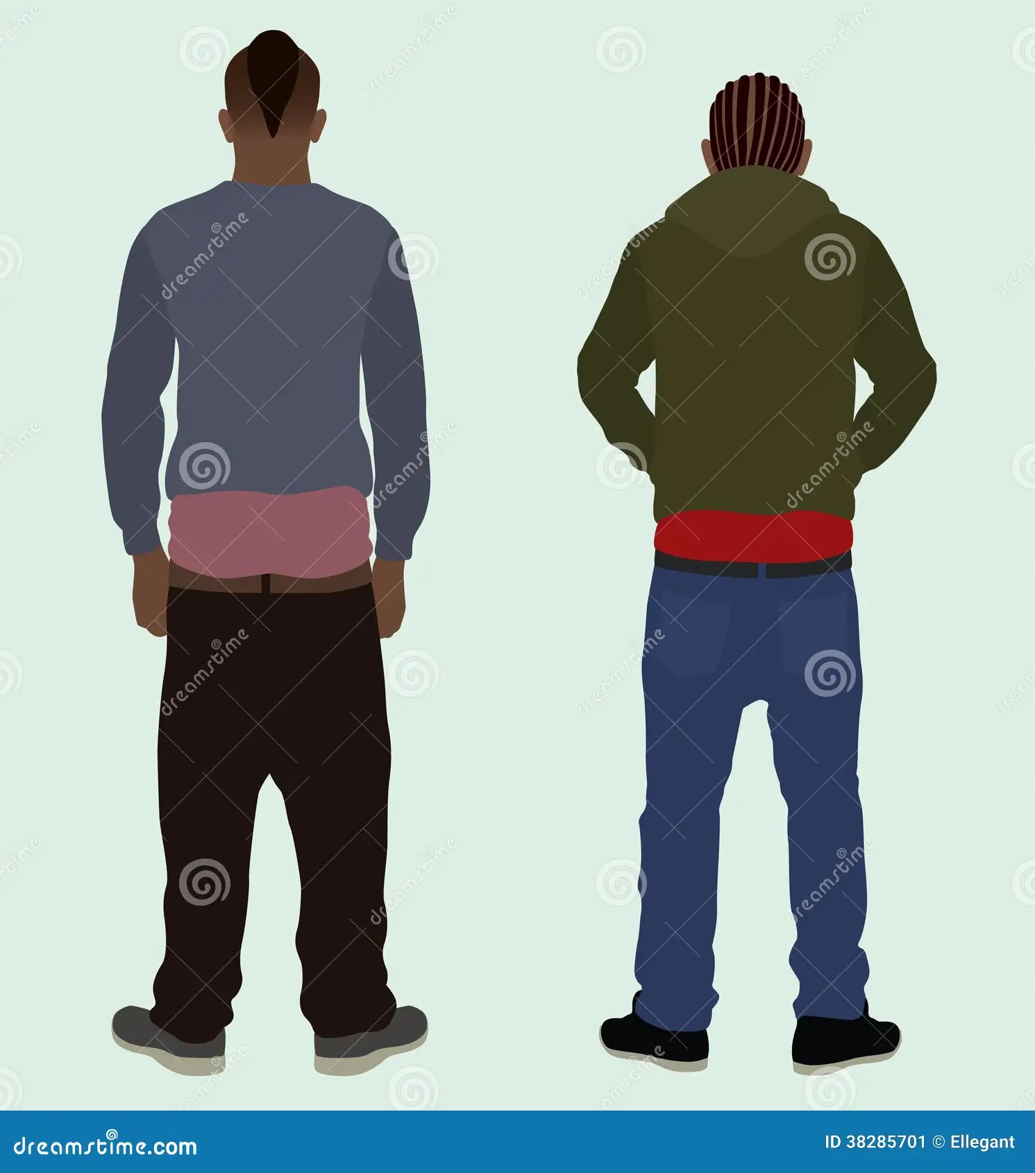 Sagging Pants stock vector. Illustration of pants, american 38285701