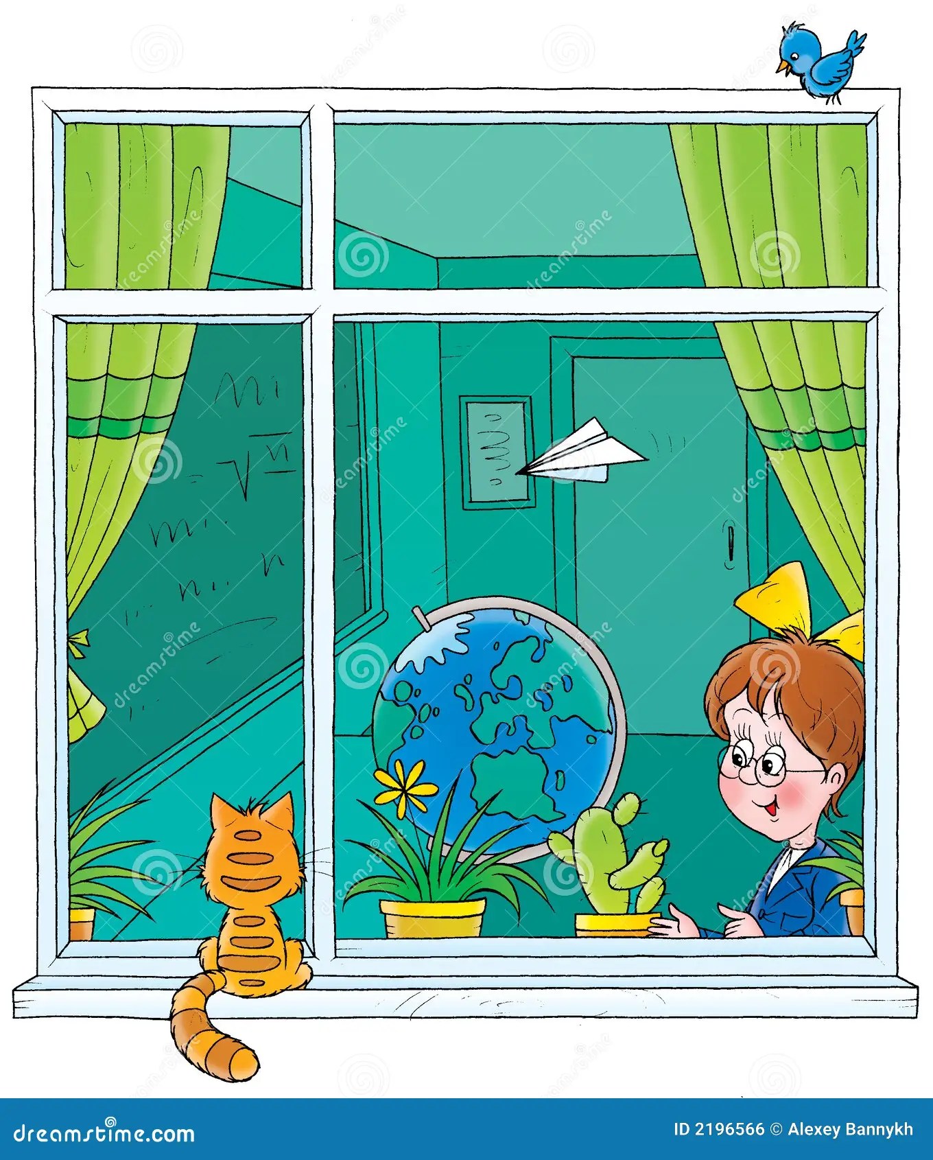 School Window Royalty Free Stock Image Image 2196566