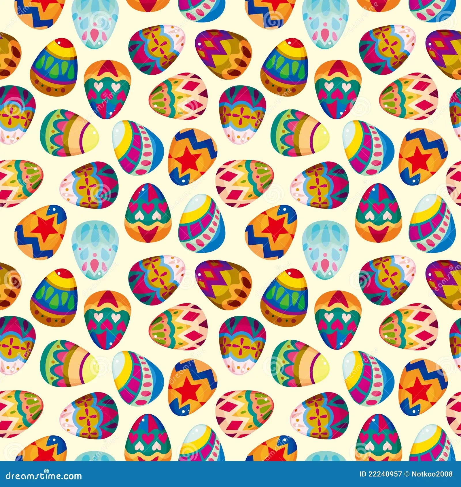 Seamless Easter Egg Pattern Royalty Free Stock Photography Image