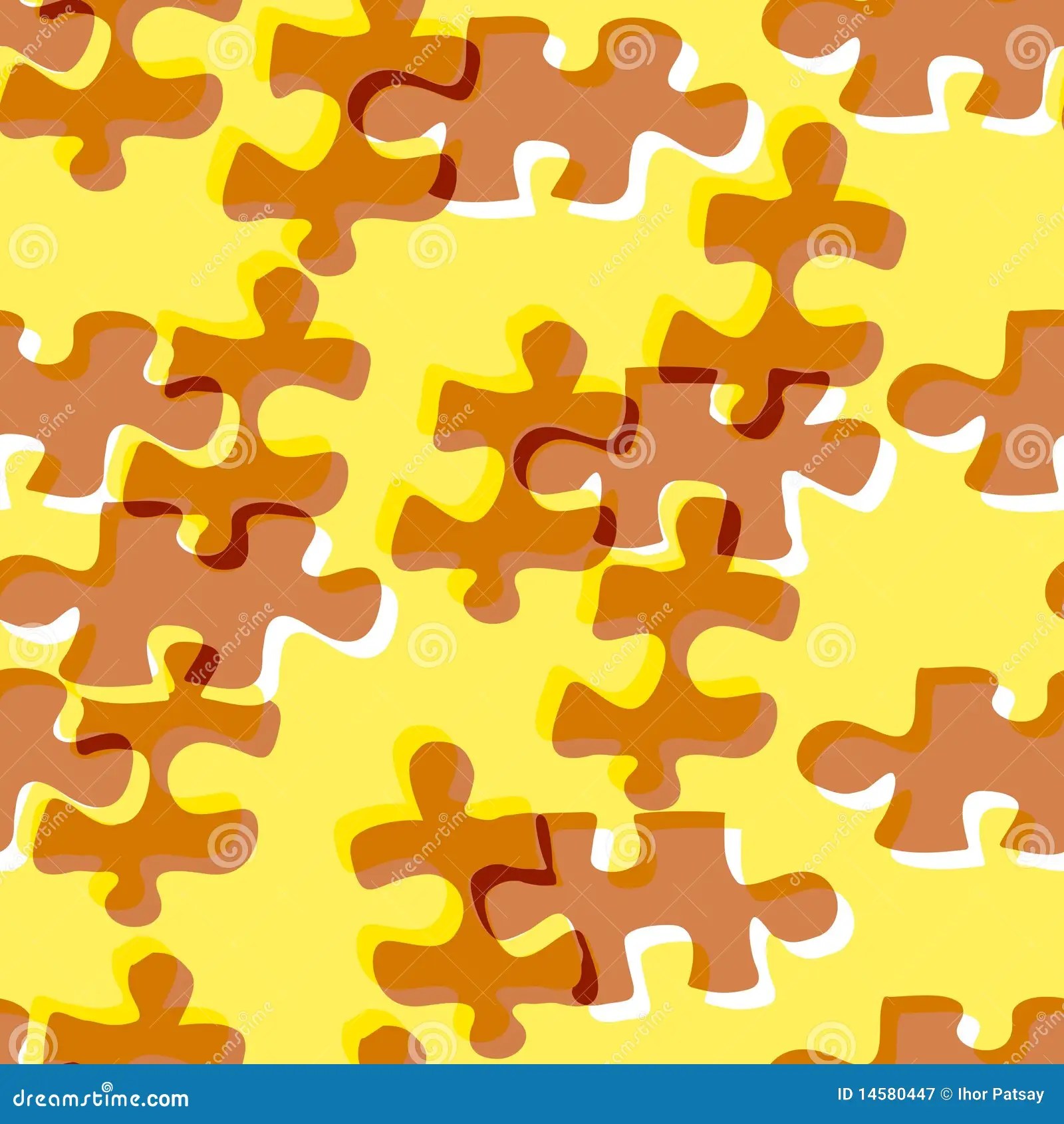Seamless puzzle pattern stock vector. Illustration of creativity 14580447