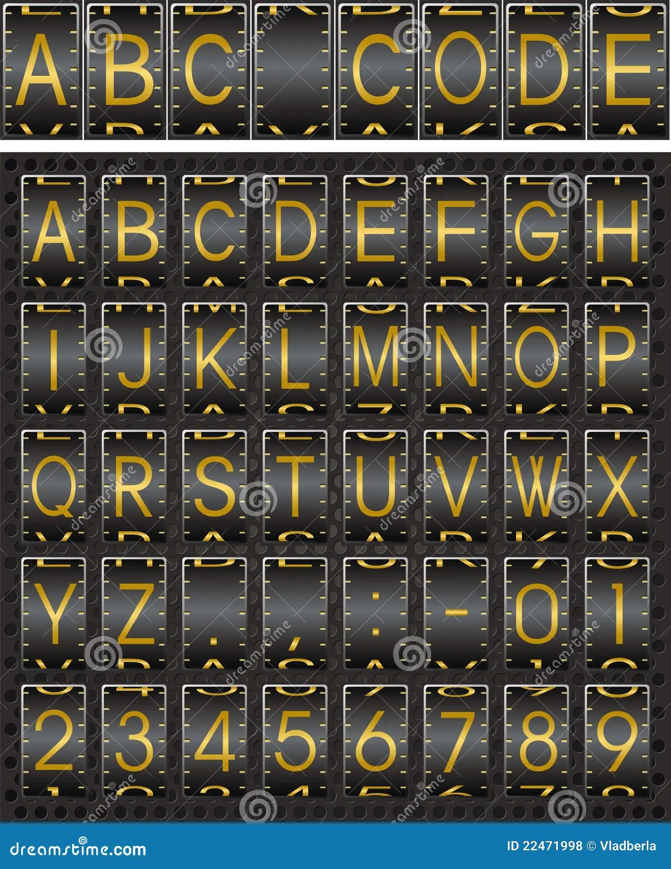 Security Code Alphabet Royalty Free Stock Photos Image 22471998