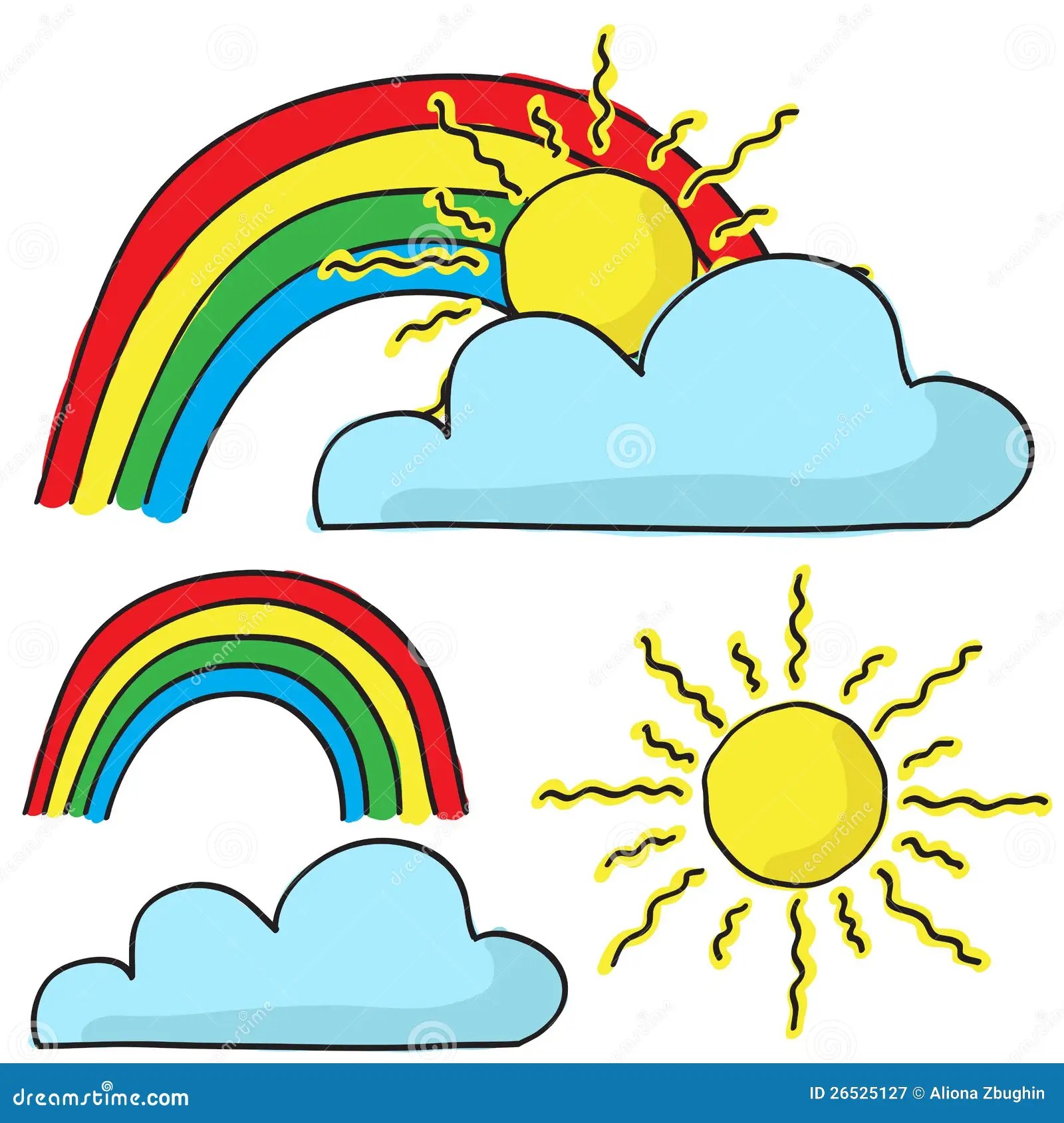 Sky elements stock vector. Illustration of clip, artistic 26525127