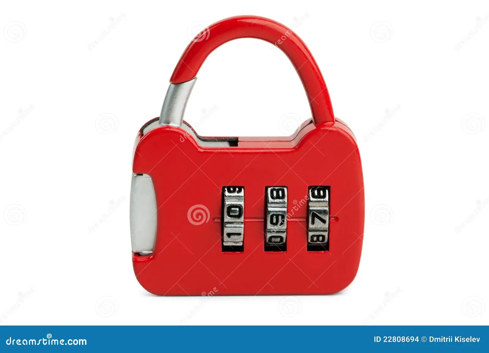 Small lock with the code stock photo. Image of closed - 22808694