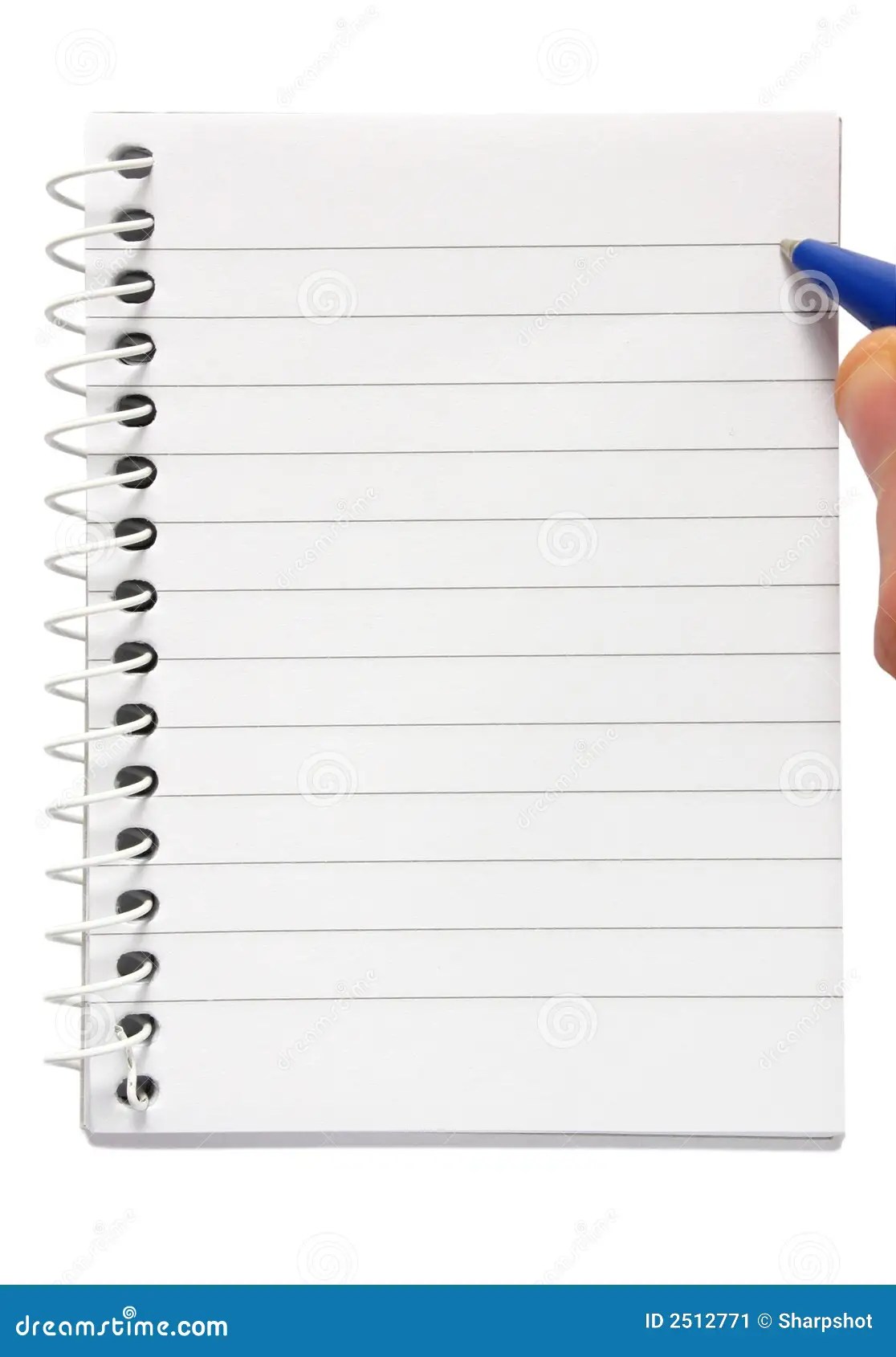 Small Notepad Stock Image Image 2512771