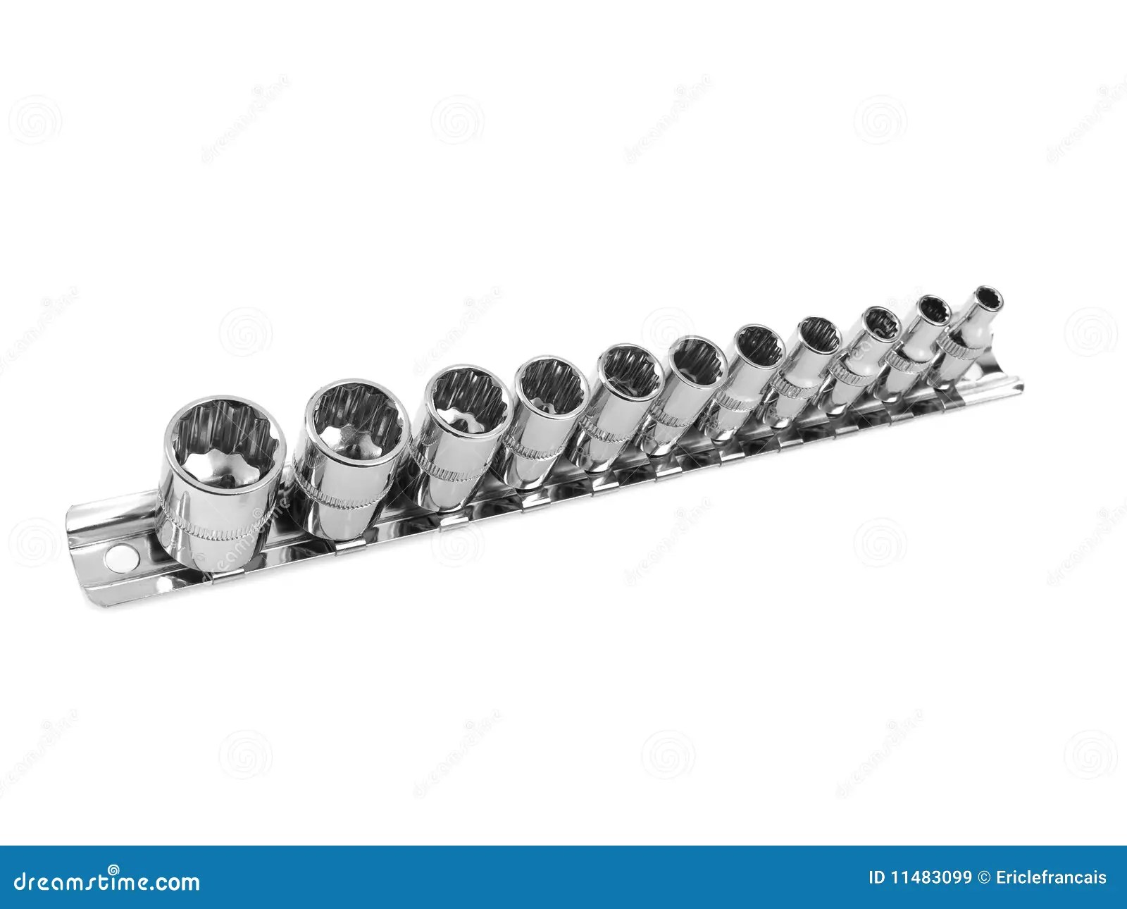 Socket spanner stock image. Image of isolated, fitter 11483099