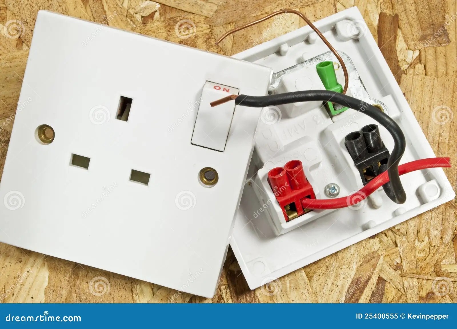 Socket Switch Opened Royalty Free Stock Photo - Image: 25400555