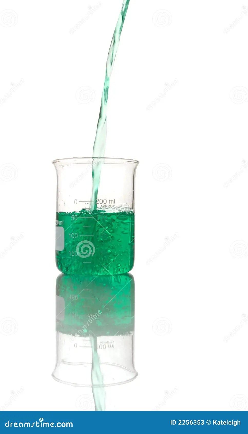 Solution Into A Beaker Stock Photos Image 2256353