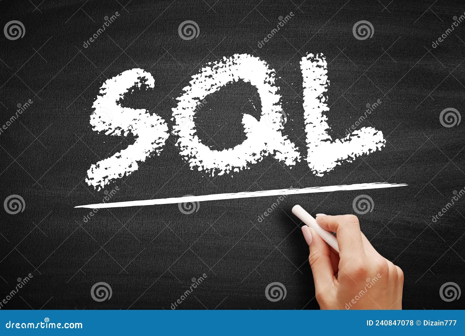 SQL Structured Query Language Standardized Language for Defining and Manipulating Data in a