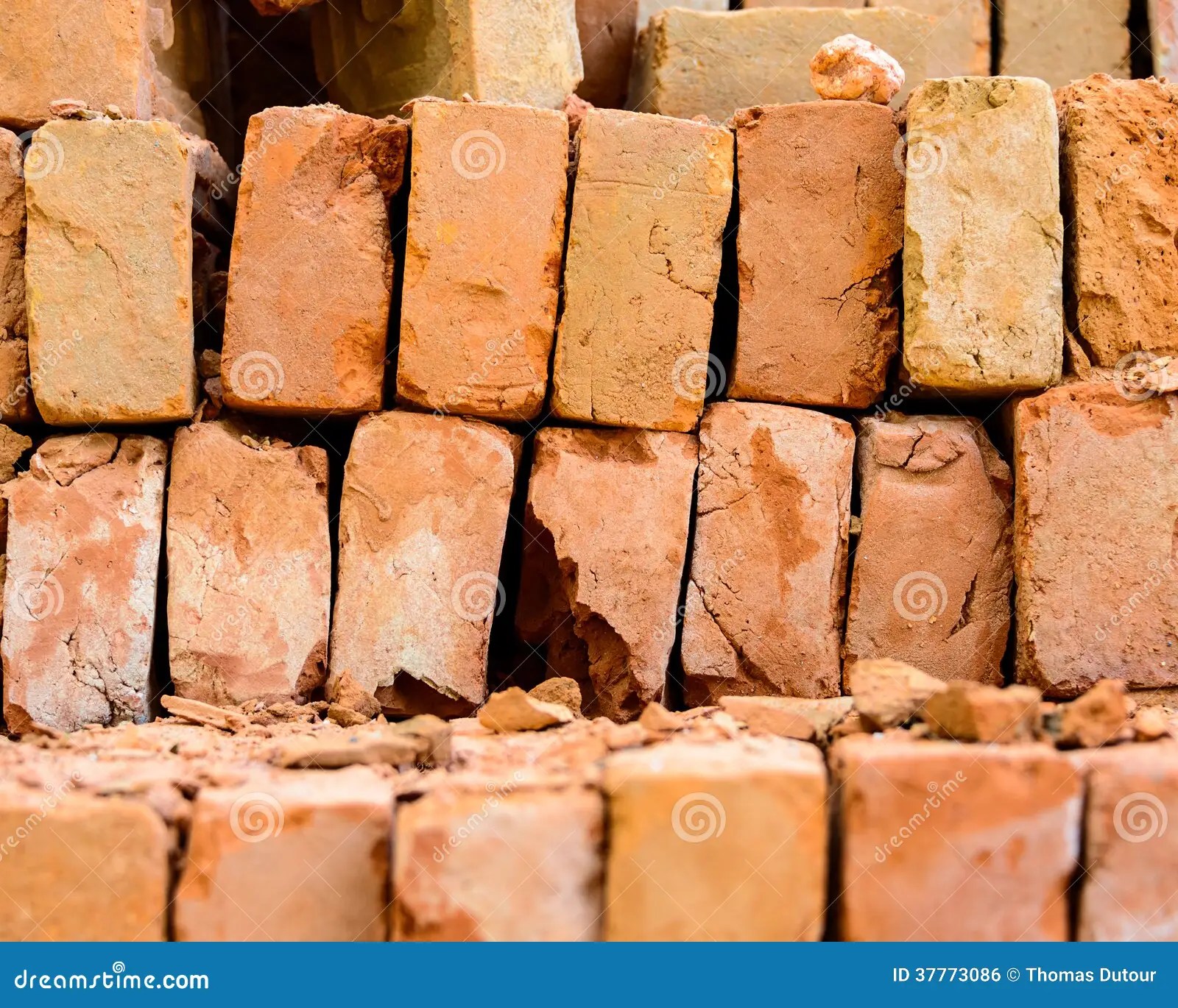 Stack of bricks stock photo. Image of rough, masonry 37773086