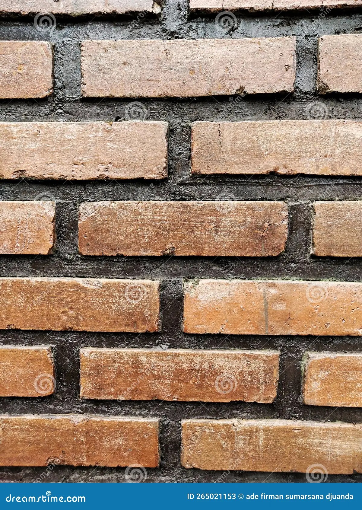 Stack of Exposed Bricks Wall Stock Image Image of black, texture