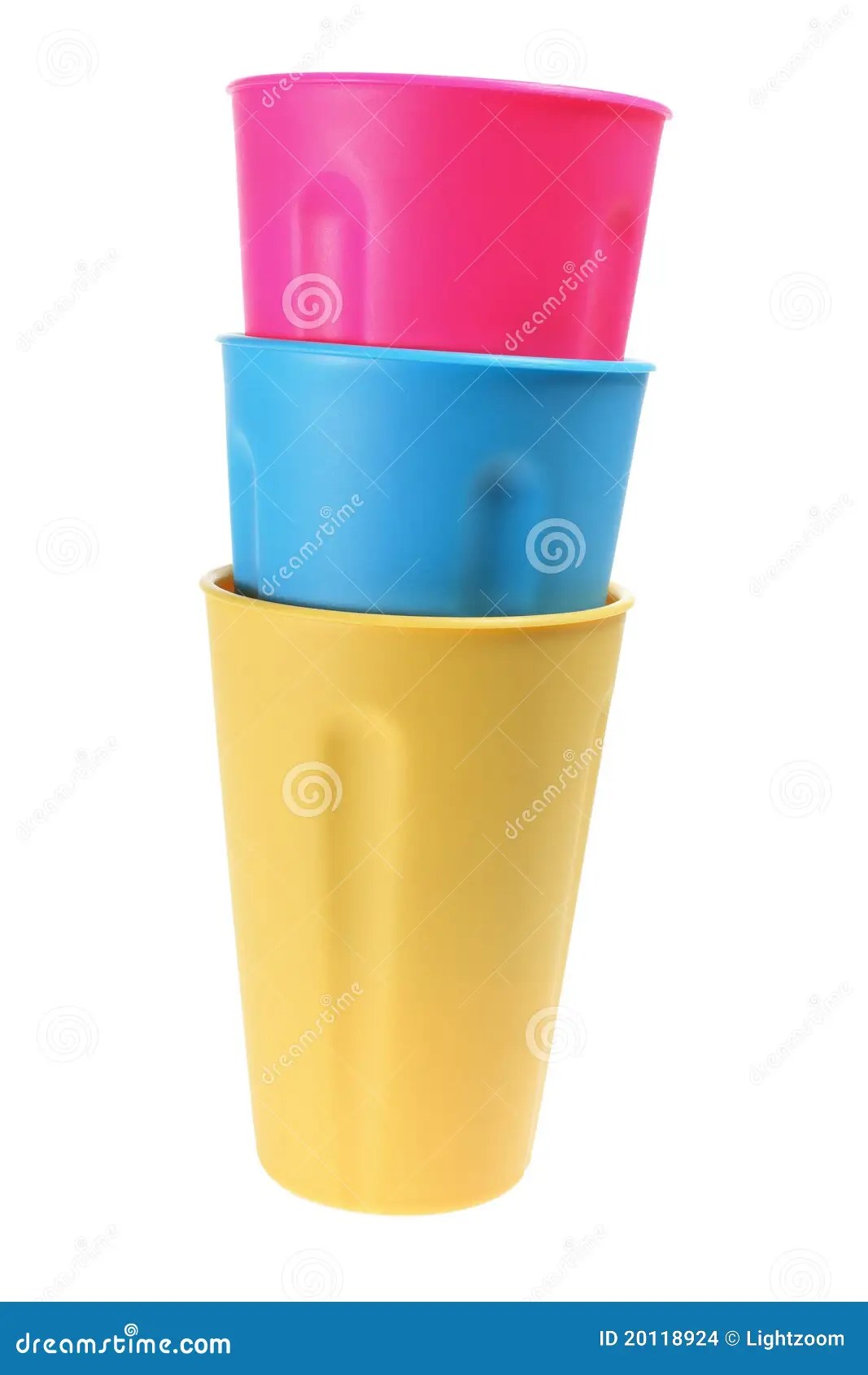 Stack of Plastic Cups stock photo. Image of plastic, pile 20118924
