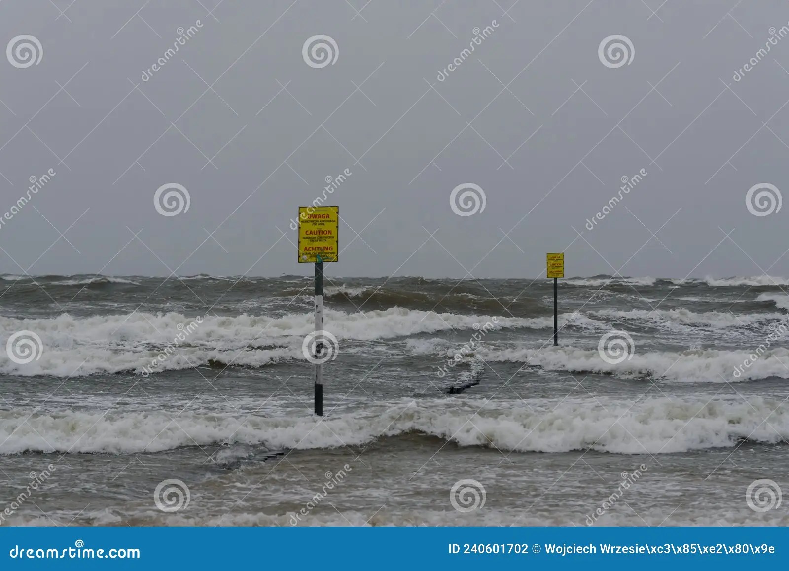 WEATHER in KOLOBRZEG editorial photography. Image of nature 240601702